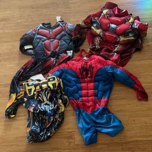 Lot iron man, spider man, transformer, ant man